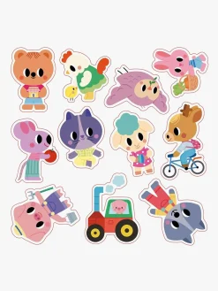 Janod My Arts & Crafts Genanvendelige Tykke Klistermærker 22 Stk.