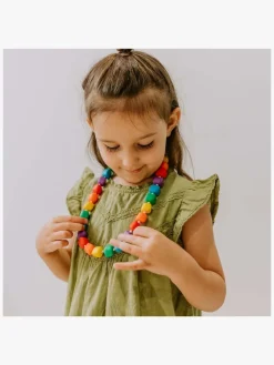 Jellystone Designs Prinsessen På Ærten Bidelegetøj Medium Regnbue