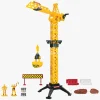 Junior Driver Tower Crane 57 cm Legesæt med 2 Transportmidler