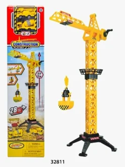 Junior Driver Tower Crane 57 cm Legesæt med 2 Transportmidler
