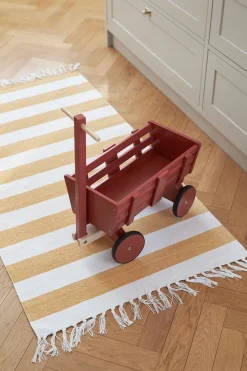 Kids Concept Trækvogn Carl Larsson, Mørkerød