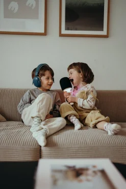 Kidywolf KIDYMIC Karaokemikrofon All-in-One, Blå