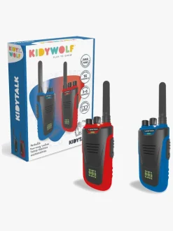 Kidywolf KIDYTALK Walkie Talkies, Blå/Rød