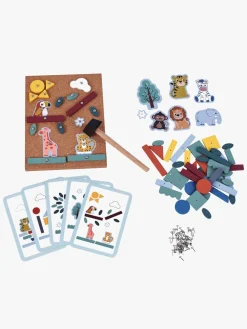 Kinder and Kids Hammer Og Søm Spil Junglen, Multifarvet