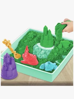 Kinetic Sand Legesæt Sandkasse Grøn