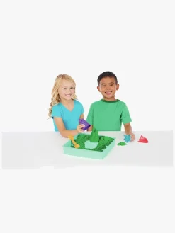 Kinetic Sand Legesæt Sandkasse Grøn