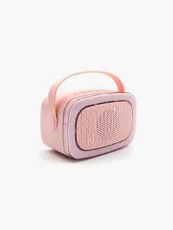 Lalarma Karaokesæt med LED-lys & 2 Mikrofoner, Pink