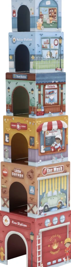 Little Dutch Stabeltårn med 6 Biler