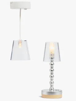 Lundby Dukkehustilbehør Gulvlampe og Loftslampe