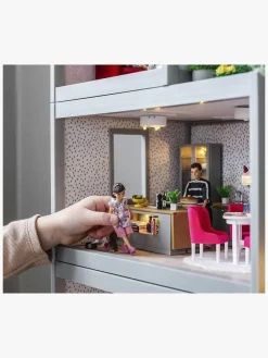 Lundby Dukkehustilbehør Spotlights & Gulvlampe, Beige/Hvid