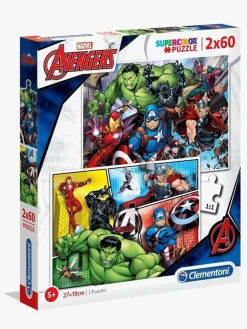 Marvel Avengers Puslespil 2x60 Brikker