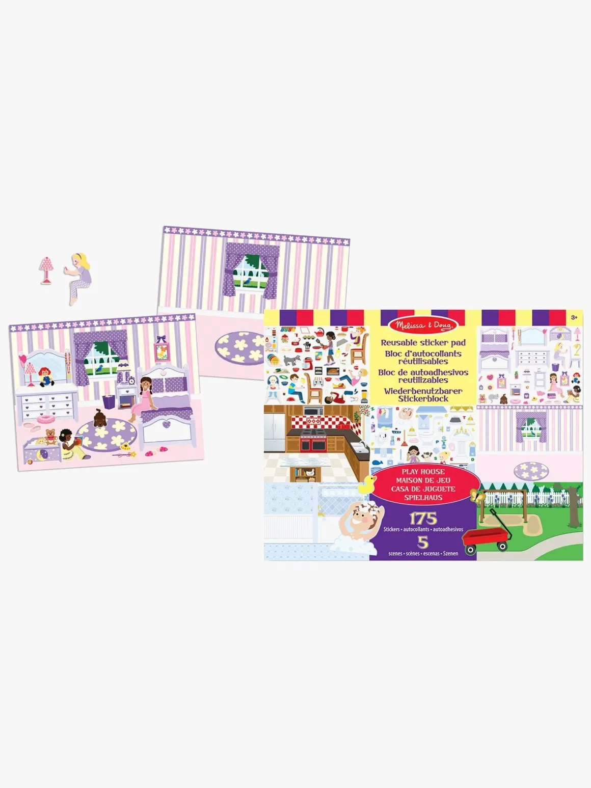 Melissa & Doug Klistermærkebog Legehus 175 Stk.