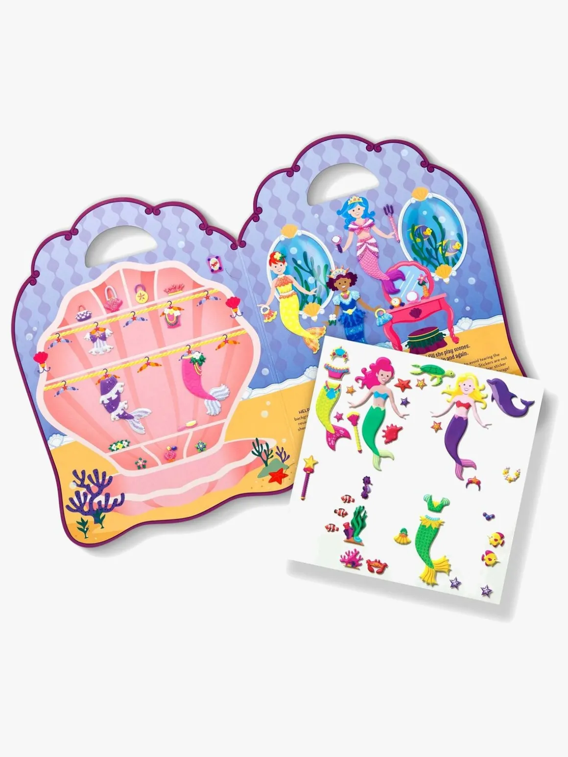 Melissa & Doug Klistermærkebog Havfruer 65 Stk.