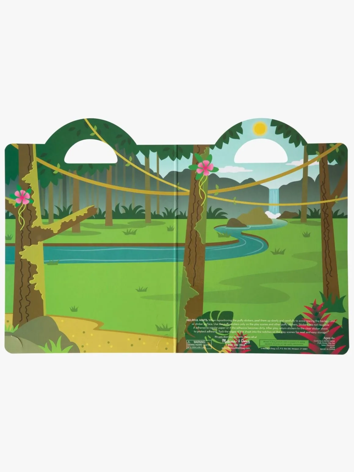 Melissa & Doug Klistermærkebog Safari 42 Stk.