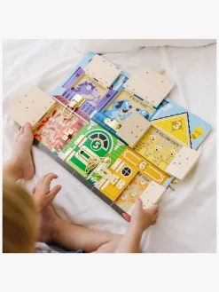 Melissa & Doug Låsebræt 6 Låger med Dyr