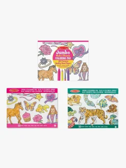 Melissa & Doug Malebøger Sæt - Princess, Animals og Multi-theme