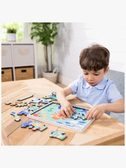 Melissa & Doug Puslespil med Tandhjul Havtema 18 Brikker