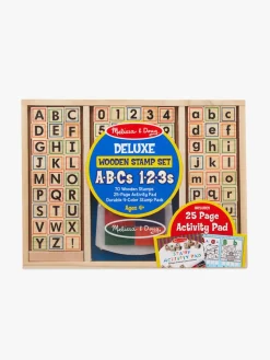 Melissa & Doug Træstempelsæt ABC 123
