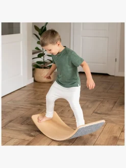 Meowbaby Balancebræt, Grå/Natur