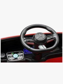 Mercedes-Benz EQS SUV Elbil, Rød