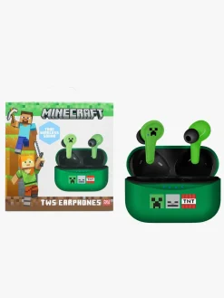 Minecraft Høretelefoner In-Ear TWS, Grøn
