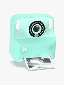 MOB Pixiprint Polaroidkamera med Spil, Turkis