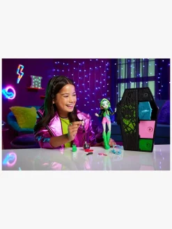 Monster High Skulltimate Secrets Neon Frights Dukke Ghoulia Yelps