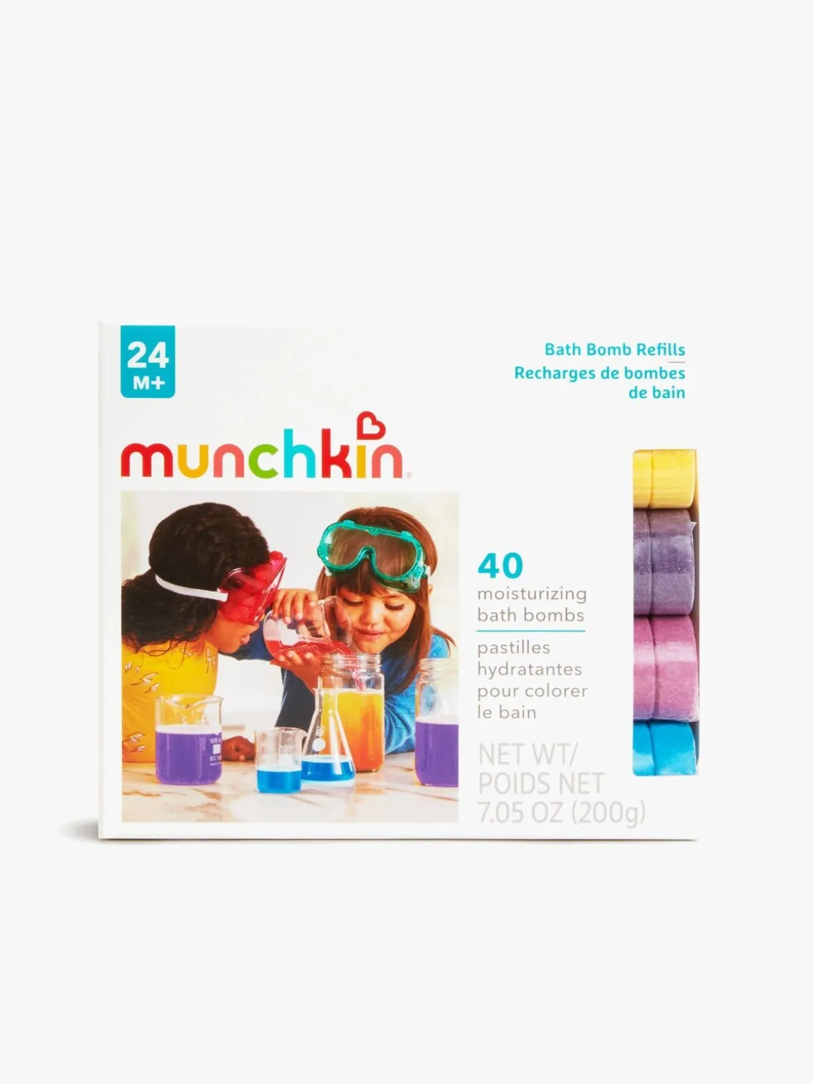 Munchkin Color Bath Bombs 40-pak