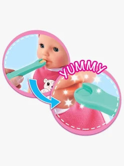 New Born Baby Dukketilbehør Magisk Spisesæt