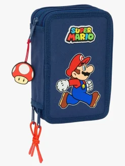 Nintendo Super Mario Penalhus med 3 Rum, Rød/Blå