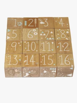 Nordic Play Træklodser 16 Stk., Natur