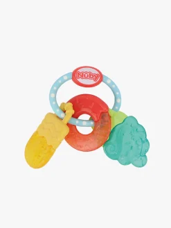 Nuby Icy Bite Sweets Bidering, Yellow/Turqoise/Red