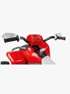 PegPérego Polaris Outlaw Firehjulet ATV 330W, Rød/Hvid