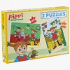 Pippi Langstrømpe Puslespil 2-i-1
