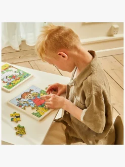 Pippi Langstrømpe Træpuslespil Pippi & Hr. Nilsson 16 Dele