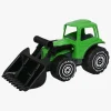 Plasto Traktor m. Frontlæsser, Grøn/Sort