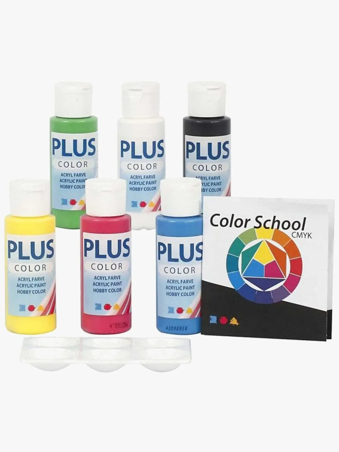 Plus Color Hobbyfarve Grundfarver