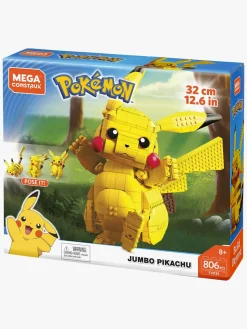 Pokémon Mega Construx Jumbo Pikachu, 600 dele