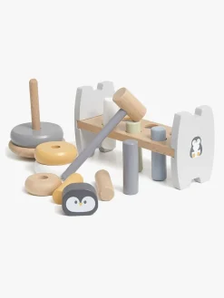 PolarB Legesæt Hammerbræt og Stableklodser Pingvin