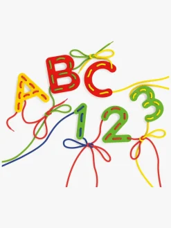 Quercetti Snørebånd ABC & 123 Undervisningssæt