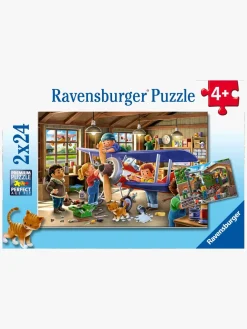 Ravensburger Airplane & Train Repairs Puslespil 2x24 Brikker