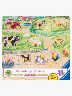 Ravensburger Knoppuslespil Morgen På Gården 10 Brikker