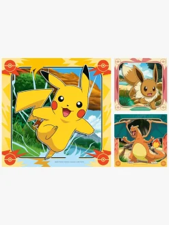 Ravensburger Pokémon Puslespil 3x49 Brikker