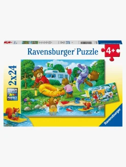 Ravensburger Puslespil Camping 2x24 Brikker