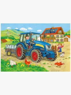 Ravensburger Puslespil Traktor & Gravemaskine 2x12 Brikker