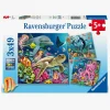 Ravensburger Puslespil Under Water 3x49 Brikker