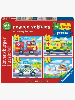 Ravensburger Udrykningskøretøjer Puslespil 4-i-1