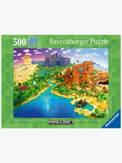 Ravensburger World of Minecraft Puslespil 500 Brikker