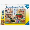 Ravensburger XXL Puslespil Little Paws Playtime 150 Brikker