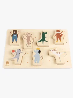 Sebra Knoppuslespil Teeny Toes/Busy Builders